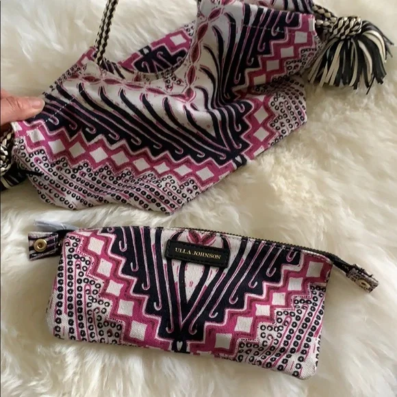 NEW ULLA JOHNSON MINI Pink LALI TOTE bag - Picture 12 of 15